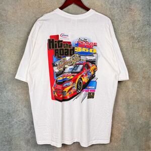 VTG Nascar Racing Save Mart 350 T Shirt Sz XXL 2005 Double Sided Cars Big print